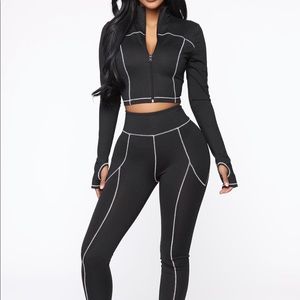 Two Piece Black Set.